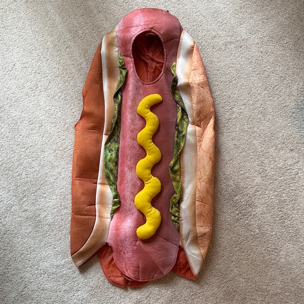 Hot Dog Costume Youth Size Small Medium